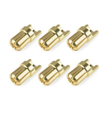 Prise male 6.5mm Solid Type - 6 pcs - CORALLY - C-50155