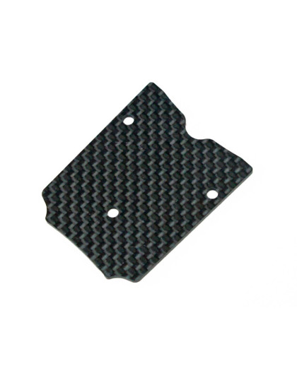 REAR WING MOUNT PLATE CARBON MBX8R - MUGEN - E2431
