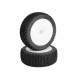 OFF ROAD 1/8 - ATOMIC X ExtraSoft - Mounted white wheels (2) - GRP - 