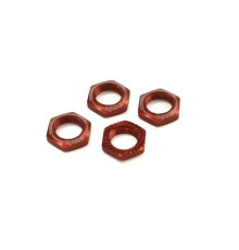 17mm Wheel Nut Red (4) - KYOSHO - IFW472R