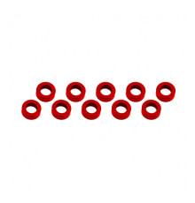 ALUMINUM SHIM (3x6x2mm) RED (10pcs) - UR1506-R - ULTIMATE