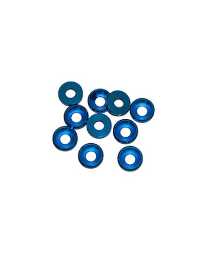 4 mm. ALU. WASHER BLUE (10 pcs) - UR1511-A - ULTIMATE