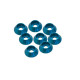 3MM ALUMINIUM CAP HEAD WASHER BLUE (8 pcs) - UR1521-A - ULTIMATE