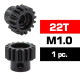 HSS STEEL M1.0 PINION GEAR 22T W/5.0mm BORE - ULTIMATE - UR4310-22