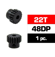 HSS STEEL 48DP PINION GEAR 22T W/3.17mm BORE - ULTIMATE - UR4314-22