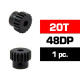 HSS STEEL 48DP PINION GEAR 20T W/3.17mm BORE - ULTIMATE - UR4314-20