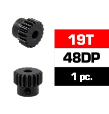HSS STEEL 48DP PINION GEAR 19T W/3.17mm BORE - ULTIMATE - UR4314-19