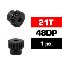 HSS STEEL 48DP PINION GEAR 21T W/3.17mm BORE - ULTIMATE - UR4314-21
