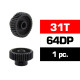 HSS STEEL 64DP PINION GEAR 31T W/3.17mm BORE - ULTIMATE - UR4316-31