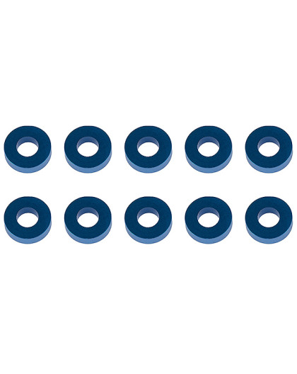 Rondelles alu bleues 7.8x3.5x.2.0 (10) - ASSOCIATED - 31389