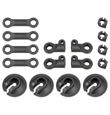 RC8B4 SPRING CUPS AND SHOCK ROD ENDS - ASSOCIATED - 81512