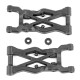 B6.3 FT 73MM REAR SUSPENSION ARMS CARBON - TEAM ASSOCIATED - AS91873