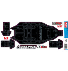 RC10B6.4 FT CHASSIS PROTECTIVE SHEET +3MM - ASSOCIATED - AS91999